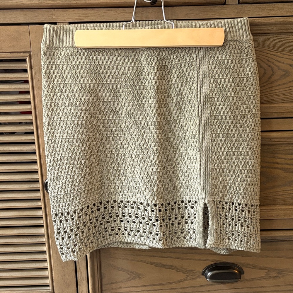 American Eagle Outfitters Crochet Mini Skort. Built in shorts